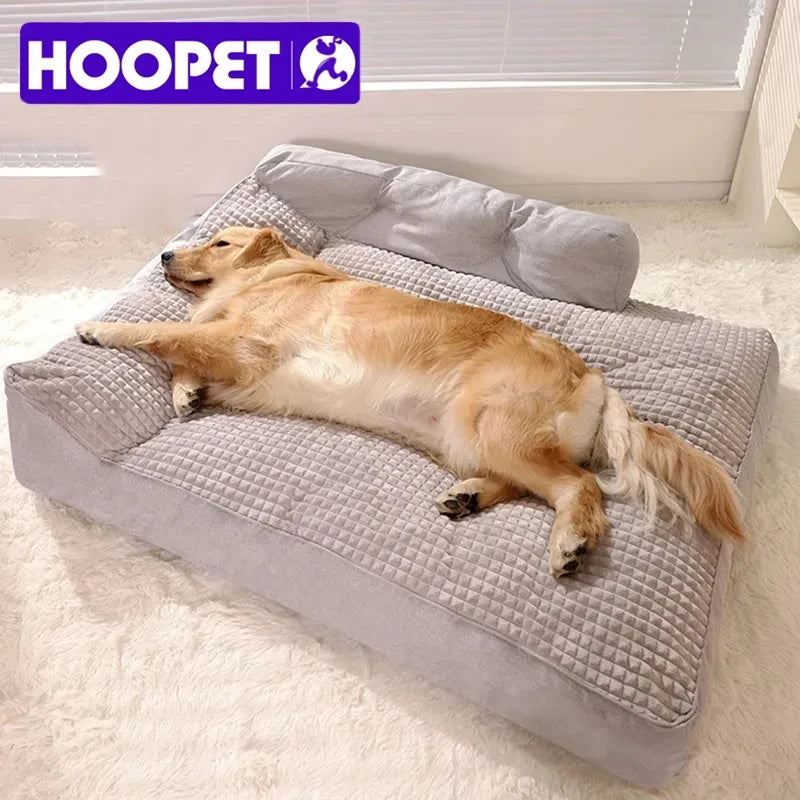 HOOPET Dogs Sofa Bed Pet Kennel Mats Cats Bed Winter Warm Sleeping Floor Mats for Small Middle Big Dog Nest Pet Accessories