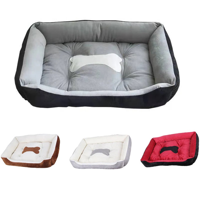 For Dogs Pet Cat Large Bed Comfortable Soft Dog Cushion Accessorys Square Plush Puppy Sofa Bed Petkit Basket for Dog Supplies