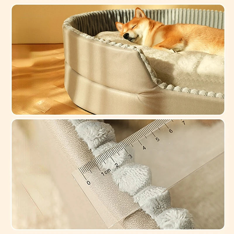 Dog Bed Baskets for Small Medium Large Dogs Sleeping Beds Waterproof Cats House Kennel Sofa Mat Blanket Pet Accessories